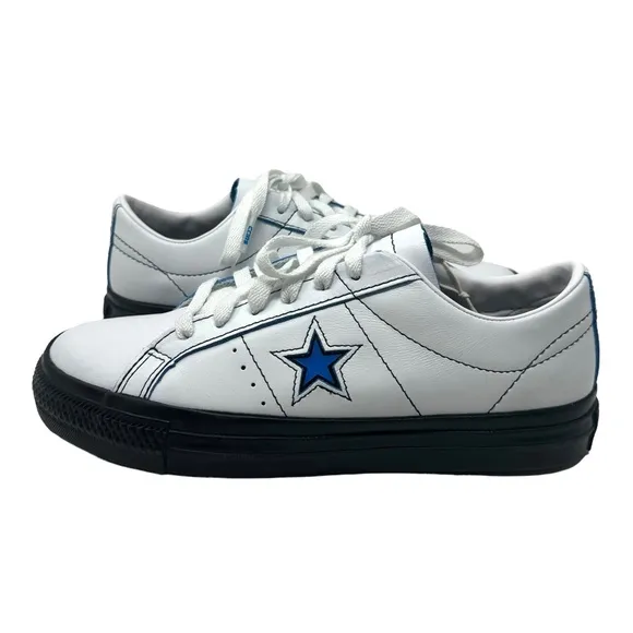 Converse One Star Pro Ox Low Sneakers Leather White Skate Shoes Women's A07308C