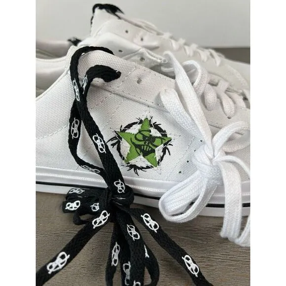 Converse One Star Pro Ox Monster Airbrush CONS White Shoes Men’s 10.5 A04142C
