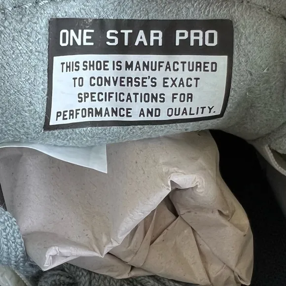 Converse One Star Pro Ox Tidepool Grey Unisex Shoe Size 9 or 10.5 #B1620