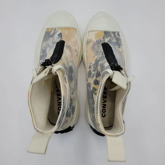 Converse Run Star Hike Hi Unisex Washed Florals 170776C US Size Men's 4 WO'S 5.5