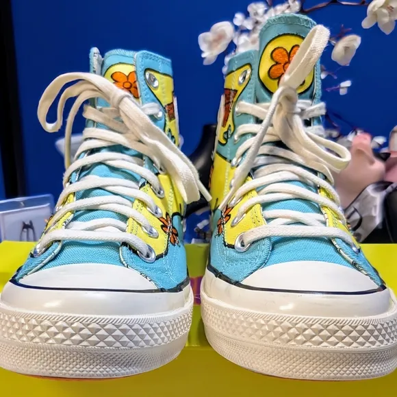 Converse Scooby-Doo Chuck 70 Hi Pool Blue/ Sulphur Spring Unisex Sneakers