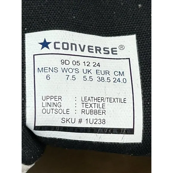 Converse Street Hockey Reissue‎ Kicks Shoes Men's 6 Women's 7.5 1U238