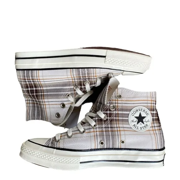 Converse Unisex Chuck 70 Tartan shoes size Men’s 6/Women’s 8
