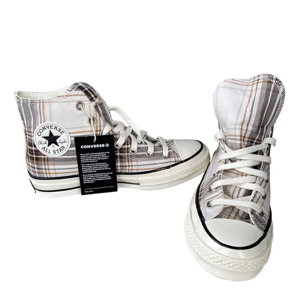 Converse Unisex Chuck 70 Tartan shoes size Men’s 6/Women’s 8