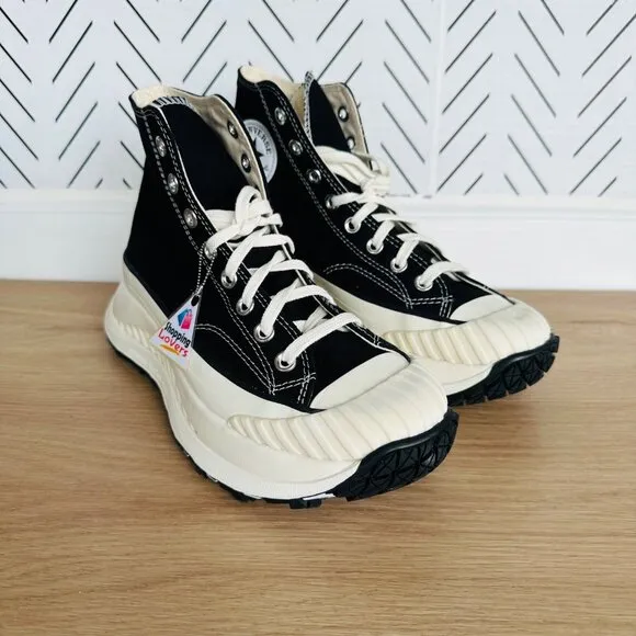 🤩Converse Women Shoes Sz 9 Chuck Taylor All Star Hi Sneakers Black A03277C New