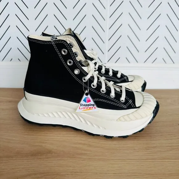🤩Converse Women Shoes Sz 9 Chuck Taylor All Star Hi Sneakers Black A03277C New