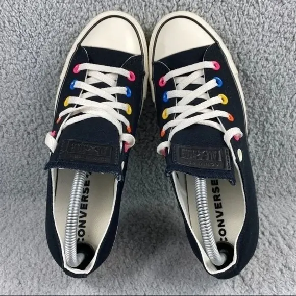 Converse shoes chuck Taylor All Star Ox My Story Sneakers‎ Mens 9.5 Black Unisex