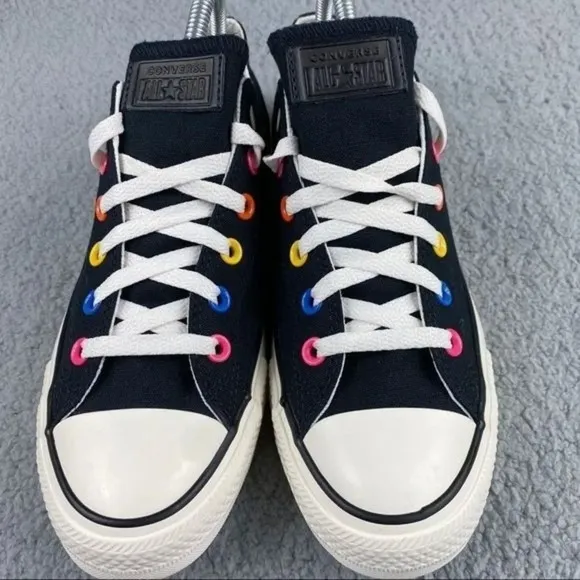 Converse shoes chuck Taylor All Star Ox My Story Sneakers‎ Mens 9.5 Black Unisex
