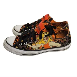 CONVERSE x Thundercats Cheetara leopard cat print unisex ox All Star sneaker 5/7