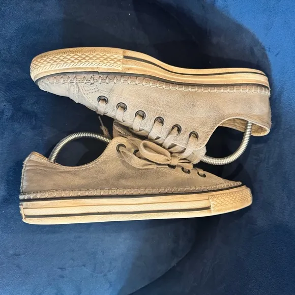 COPY - Converse Chuck Taylor X John Varvatos Exclusive Leather Sneaker Shoes in…