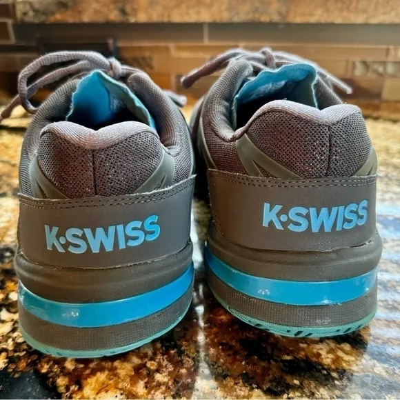 COPY - Men’s K-Swiss Aosta 7.0 blue n grey tennis shoes