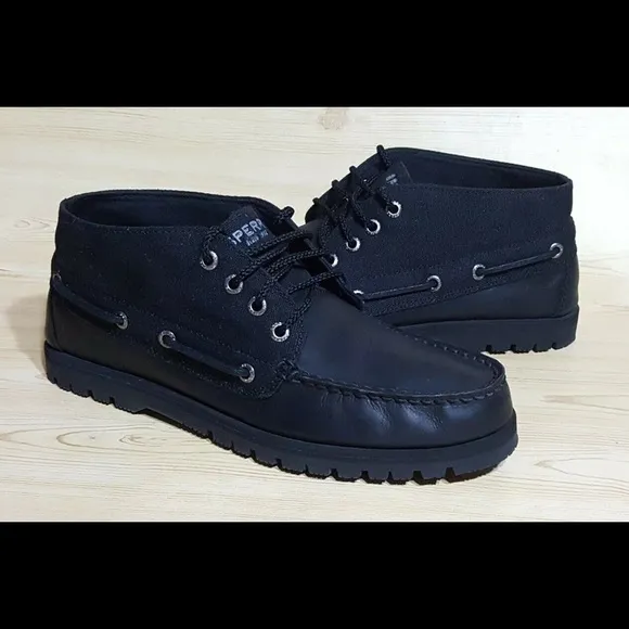 COPY - Sperry Top Sider Black Chukka Boot Men’s Shoes 8 M