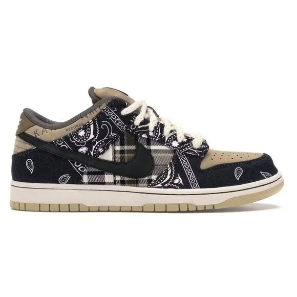 COPY NIKE SB Dunk Low &quot;Travis Scott&quot; Sneakers Size 6.5M/W8