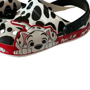 Crocs 101 dolmations clogs Sz 11 kids fun lab 101 puppy shoes Disney unisex