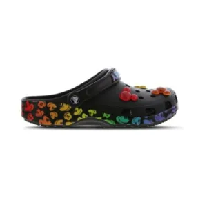 Crocs Classic Disney Rainbow Pride Celebration Mickey Unisex Black Multi Size 11