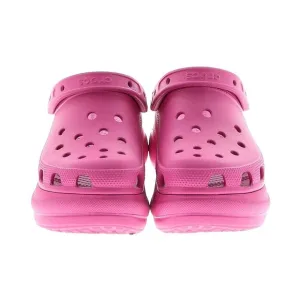 Crocs Classic Mega Crush Clog Slip on Shoes 6 Solid Hot Pink NWOT Platform Chunk