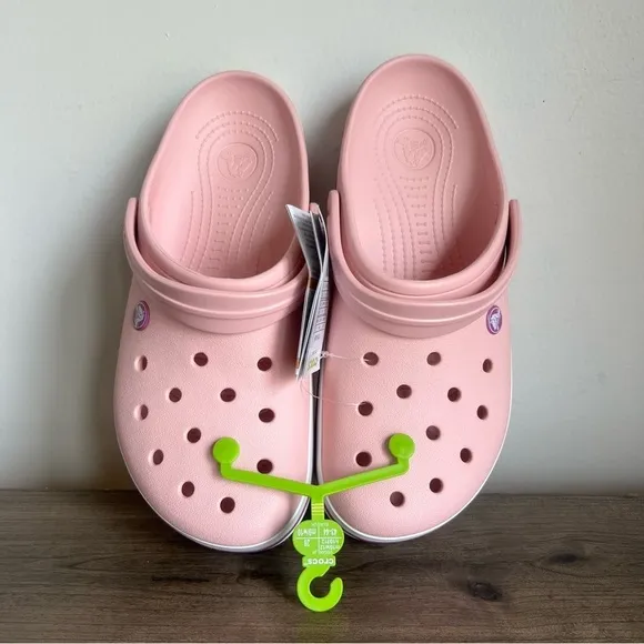 Crocs Crocband Pearlized Pink Unisex Clog Size 10 or 12 SKU#24214