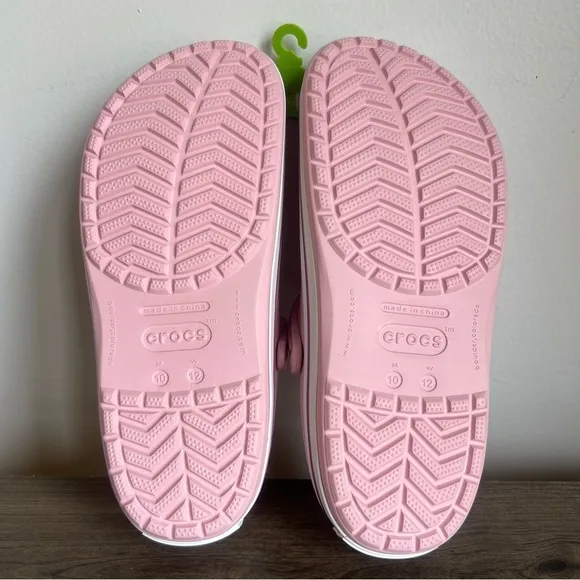 Crocs Crocband Pearlized Pink Unisex Clog Size 10 or 12 SKU#24214