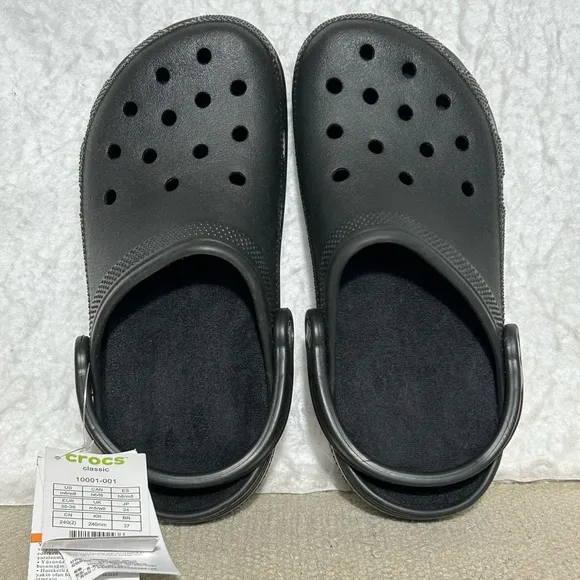 Crocs Heelys Unisex Black Iconic Classic SlipOns Sandal Shoes Wheels SZ M &amp; W 8