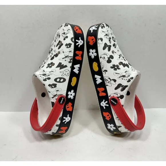 Crocs Off Court Clog Mickey Mouse Disney Women’s Size 7 Shoes White Shoes