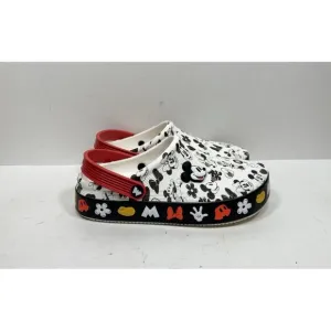 Crocs Off Court Clog Mickey Mouse Disney Women’s Size 7 Shoes White Shoes