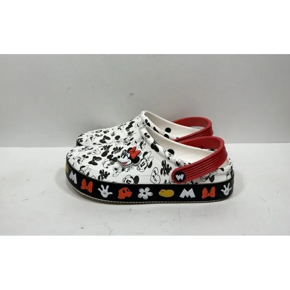 Crocs Off Court Clog Mickey Mouse Disney Women’s Size 7 Shoes White Shoes