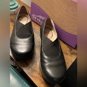Dansko Ann Nappa black comforter shoes women’s Sz 37