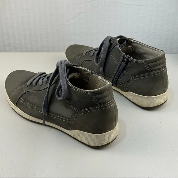 Dansko Onyx Slate Milled Nubuck Leather Sneakers Women’s Size 10 EUR 41