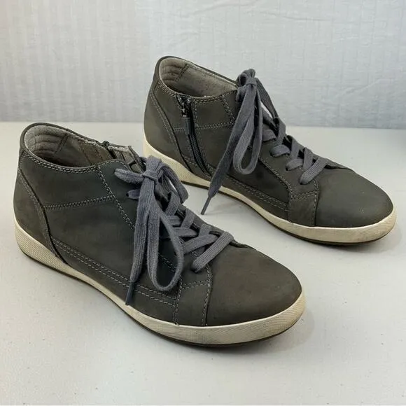 Dansko Onyx Slate Milled Nubuck Leather Sneakers Women’s Size 10 EUR 41
