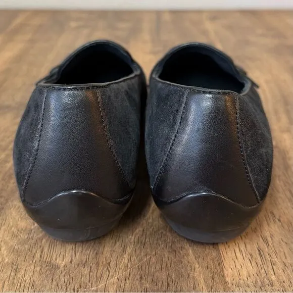 Dansko Women’s Olena Leather Pewter Metallic Suede Professional Clog Shoe Sz 38