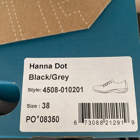 Dansko Women’s Sneakers New in Box 38 Hanna Dot
