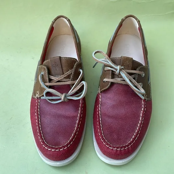 Dark red/tan Cole Haan leather shoes