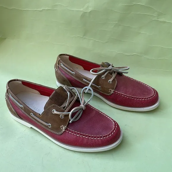 Dark red/tan Cole Haan leather shoes