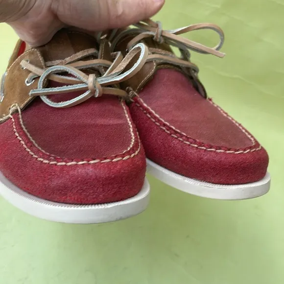 Dark red/tan Cole Haan leather shoes