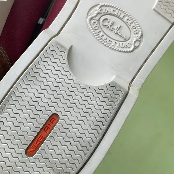 Dark red/tan Cole Haan leather shoes