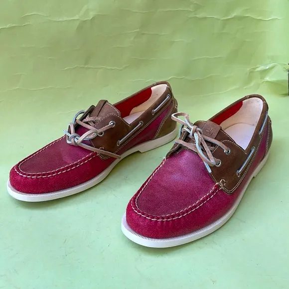 Dark red/tan Cole Haan leather shoes