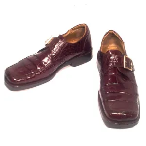DAVID EDEN GENUINE ALLIGATOR MEN’S SHOES, SIZE 8