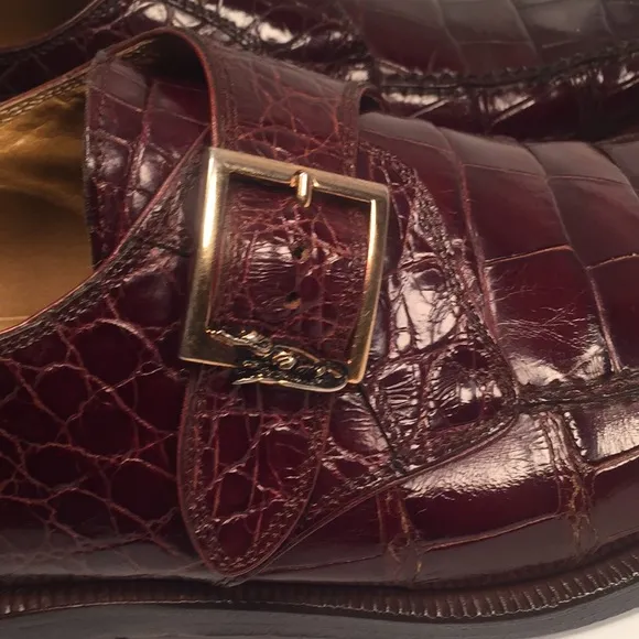 DAVID EDEN GENUINE ALLIGATOR MEN’S SHOES, SIZE 8