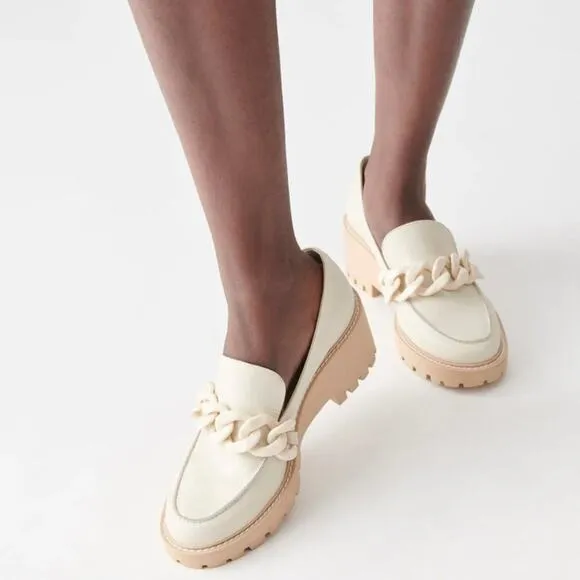 DOLCE VITA HARIS CHUNKY LOAFERS 70S STYLE WOMEN'S 7.5 NWOB