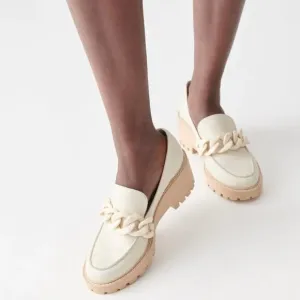 DOLCE VITA HARIS CHUNKY LOAFERS 70S STYLE WOMEN'S 7.5 NWOB