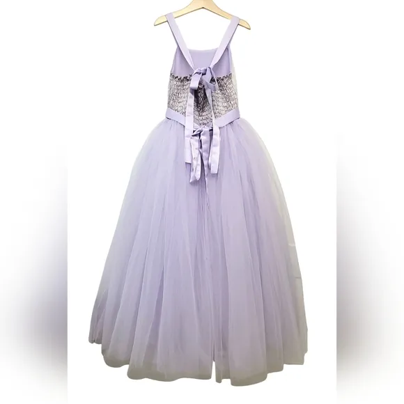 Dollcake A Hint of Lilac Frock Purple Tulle Party Dress Girls Sz 8 NWT *Flaws*