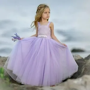 Dollcake A Hint of Lilac Frock Purple Tulle Party Dress Girls Sz 8 NWT *Flaws*