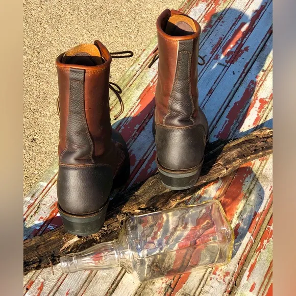 🪺Double H Lacer Western Logger Boots