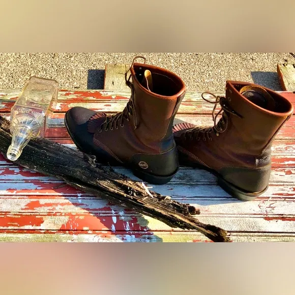 🪺Double H Lacer Western Logger Boots