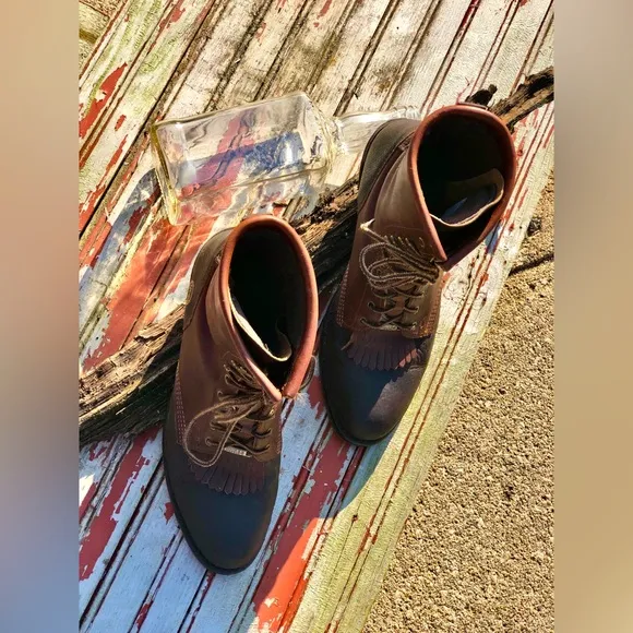 🪺Double H Lacer Western Logger Boots