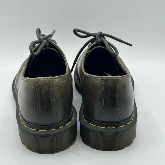 DR. MARTEN 1461 Orleans Oxford Brogue Lace Up Shoes Brown 8M 9L