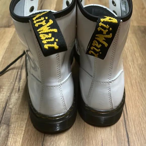 Dr. Marten Zavala White Combat Boot - New