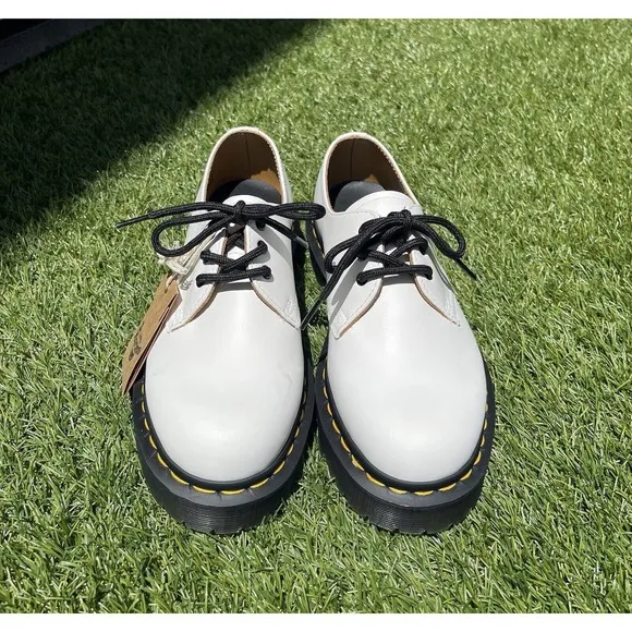 Dr Martens 1461 BEX SMOOTH White LEATHER OXFORD Unisex SHOES Size 5 US M