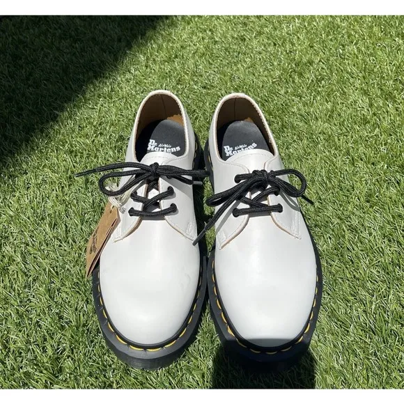 Dr Martens 1461 BEX SMOOTH White LEATHER OXFORD Unisex SHOES Size 5 US M