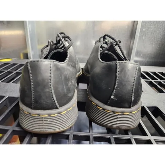 Dr. Martens 1461 Virginia Leather Oxford Shoes Unisex M8 Women’s Size 9 Black